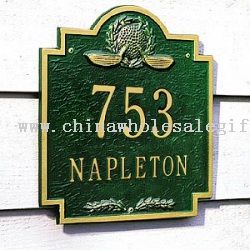 Personalized Gifts - Club Classics Golf Address Plaque