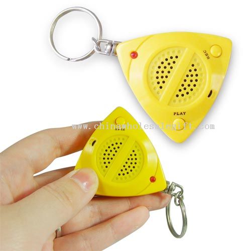 Recording Sound Keychain