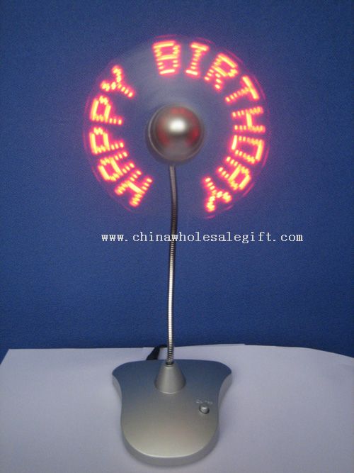 Led Flashing  Message Fan