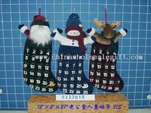 santa&snowman &deer stocking 3/s images