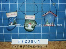 hanging wooden socks&glove&bird house 3/s images