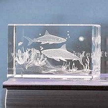 Love Sharks Laser Crystal images