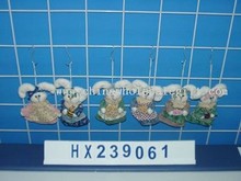 hanging lille hare decorations 6/s images