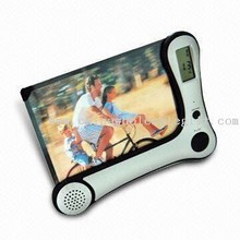 Photo Frame with Permanent Calendar and Large Logo Space images