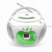 Apple-shaped CD Boombox images