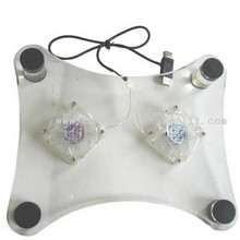 Cooler Pad with 2 fans in Plastick images