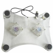 Cooler Pad with 2 fans in Plastick images