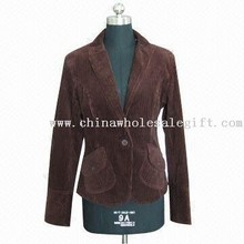 Womens 100% Cotton Corduroy Jacket images