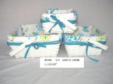 Square Basket w/White images