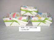 Rectangle Basket W/White images