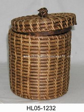 Round rattan tissue box images