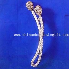 Trendy Bud Brooch with Top Quality CZ images