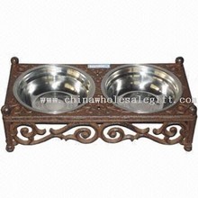 Cast Iron Oblong-shaped Dog Feeder images