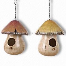 Polyresin Mushroom Birdhouse Polyresin Craft images