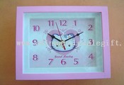 wall clock with music images
