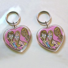 Acrylic Ultrasonic Keychain images