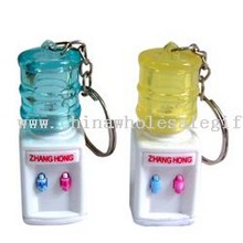 Drinking through keychain images