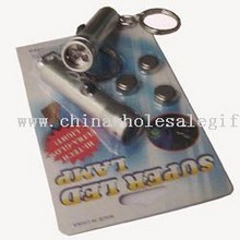 Three light keychain images