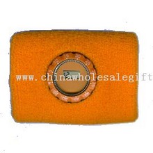 lycra terry wrist bands with watch images