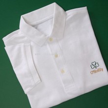Custom Embroidered Shamrock Polo images